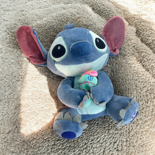 Peluche Stitch Con Trapos Scrump Lilo Disney Muñeco 30 Cm