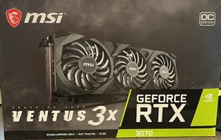 Msi Ventus Rtx 3070 Geforce Rtx 3070 Ventus 3x 8g Oc Lhr 8gb