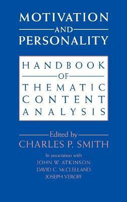 Libro Motivation And Personality : Handbook Of Thematic C...