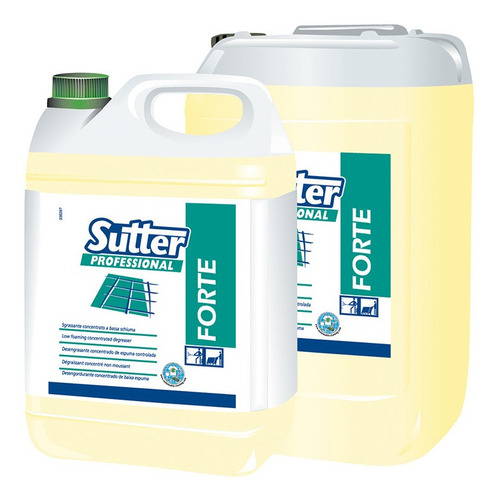 Forte Sutter 5l - Desengrasante Altamente Eficaz De Baja Esp