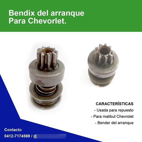 Bendix Arranque Chevrolet 