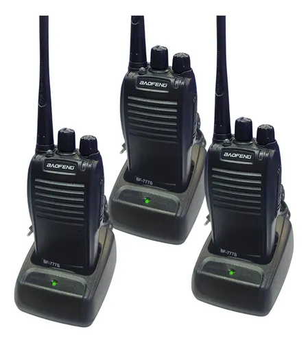 comprar Walkie-talkie Baofeng Walk Talk 777 BF-777S com 20 rádios e frequência 400-470MHz - preto 127\u002F220V