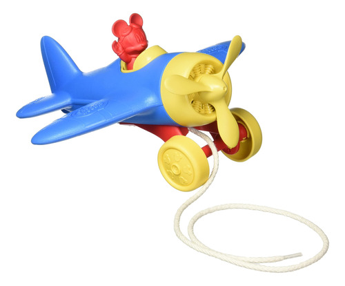 Toy-tg De Mickey Mouse Airplane Pull