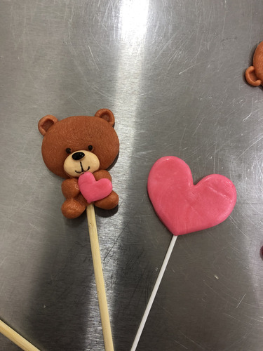 Chupetin Ositos San Valentín X10 U