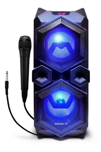 Parlante Karaoke Bluetooth Twister Master-g Led Fm Mgtwister