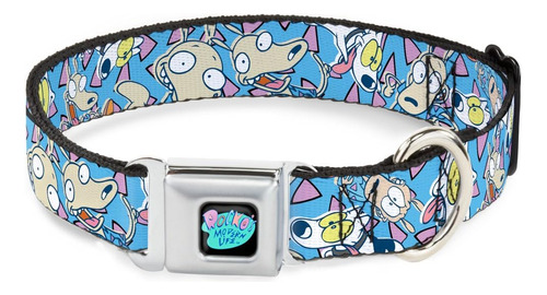 Rockos Modern Life Collar Para Perro Hebilla Para Cinturón D