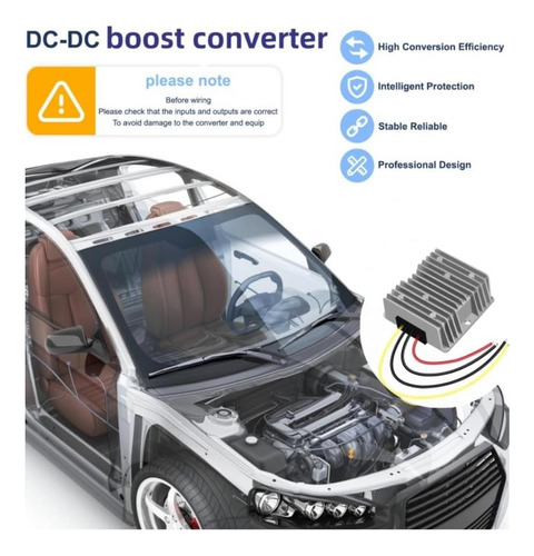 Convertidor De Paso Hacia Abajo De 12v 30a 360w Dc 24v A 12v