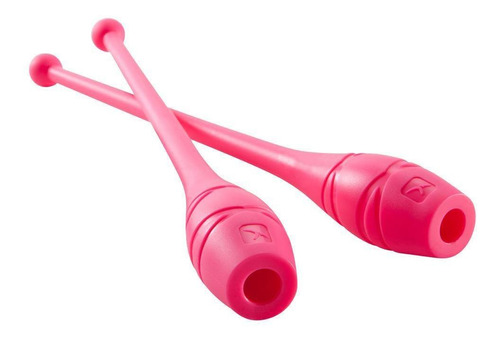 Maças De Ginástica Rítmica (gr) 36 Cm Rosa - Cor Fluo-pink