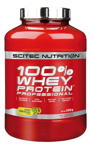 Proteina 100% Whey Profesional 78 Sv Lemon Cheesecake Scitec