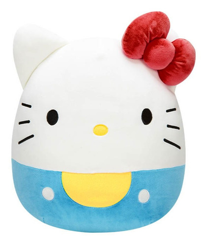 Peluche Squishmallows, 20 cm, Sanrio, Hello Kitty, azul