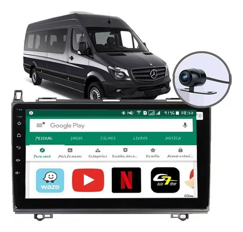 Central Multimidia Painel Sprinter 415 313 314 2013/19 Gps