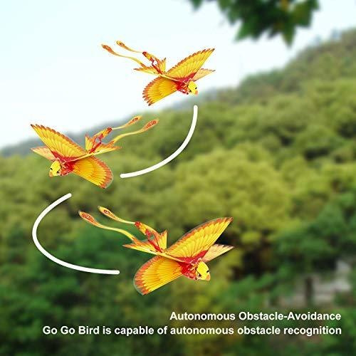 Hanvon Go Go Bird Flying Toy, Mini Rc Flying Bird Helicópte