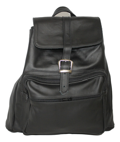 Bolsa Mujer Piel Borrego Mochila Genuina Dama Moda Café
