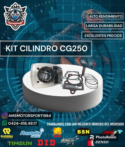 Kit De Cilindro Cg 250