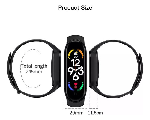Audifonos Alámbricos, A K G Type C + Smartband M6 O M7