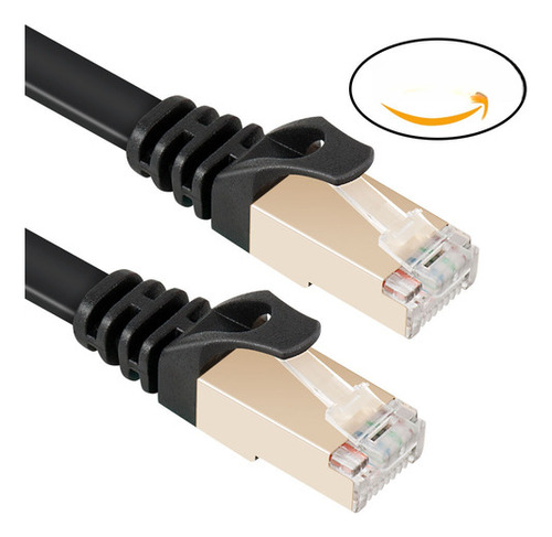 6ft 2-pack Cat7 Red Lan Cable Rj45 Cable Stp Gigabit 10/100/