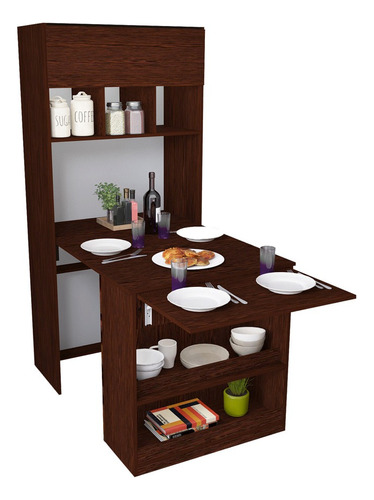 Modulo Despensero Mesa Para Cocina Escritorio Plegable +