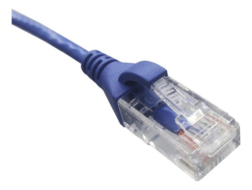 Satra 0102060104 - Patch Cord Utp Cat6 Slim 1mt, Azul