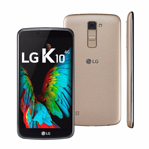 Celular LG K10 K430 Com Tv Novo - Dourado - Anatel