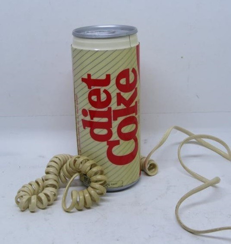 Antigo Telefone Original Coca Cola Diet Coke Funcionando