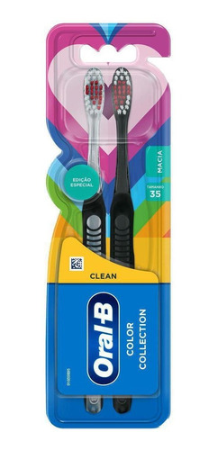 Escova De Dente Oral-b Color Collection - 2 Unidades