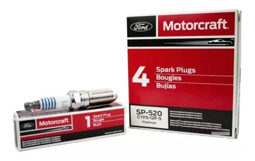 Juego Bujías Motorcraft, Ford F150 3.7l. 11-15 Y 3.5l. 16-20