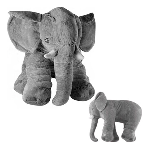 Peluches Grandes Apego Elefante X2 60cm Y 30cm Dormilón Bebe