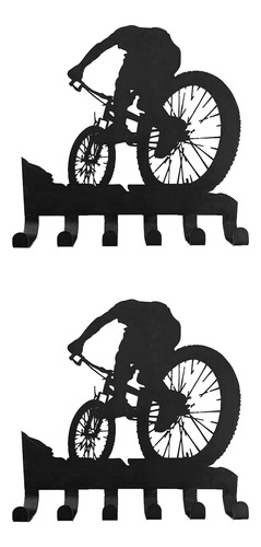 2 Soportes Metálicos Para Bicicletas De Montaña, Decoración