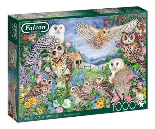 Puzzle Falcon X 1000 Pzs Buhos En Bosque Pce 11286 Bigshop