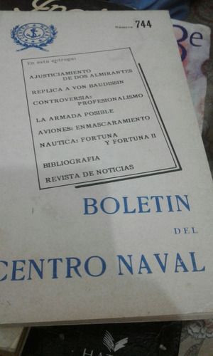 Boletín Del Centro Naval Argentino Número 744