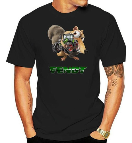 Fendt Tractor Camiseta Hombre Mujer 3d Negro