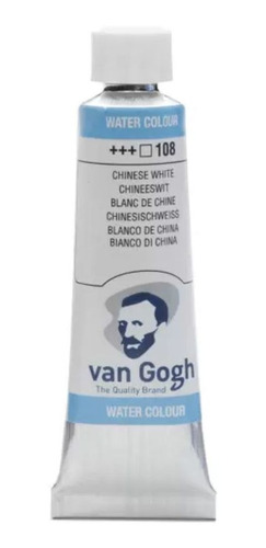 Tinta Aquarela 10ml Talens Van Gogh S1 Chinese White 108