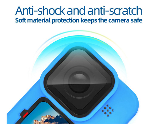 Funda De Silicona Suave Telesin Para Gopro 9 10 11 12 Lens C