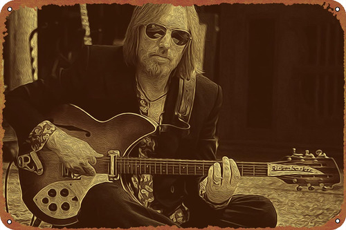 Póster Musical Tom Petty Classic Rock 22, 8.0 X 12.0 In, Car