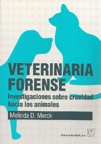 Libro Veterinaria Forense De Melinda D. Merck