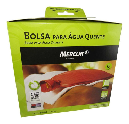 Imagem 1 de 1 de Bolsa Para Água Quente Mercur Grande 2 Litros