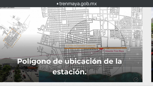 Imagen 11 de 13 de Playa Del Carmen. Cerca De La Estación Del Tren Maya
