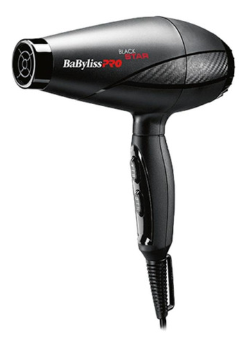 Secador De Pelo Babylisspro Black Star Bab6200 Negro 220v