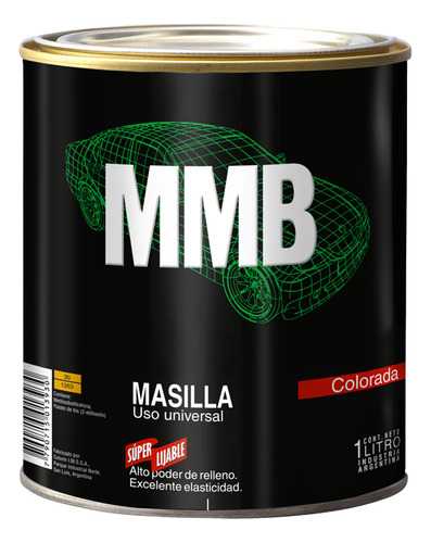 Masilla Universal Colorada 1 Lt