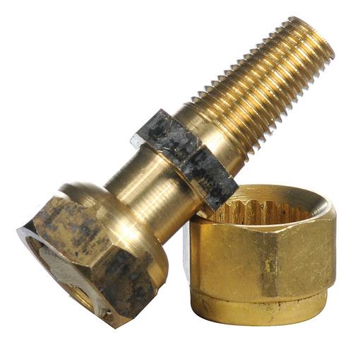 Union Para Caño De Plomo Sin Soldar 3/4 A 3/4 Hembra Bronce