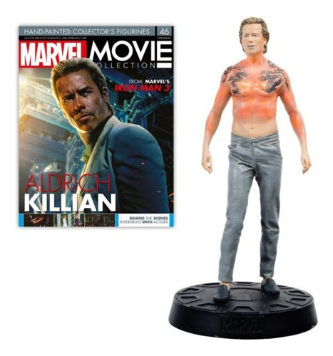 Miniatura Marvel Movie Eaglemoss Aldrich Killian No 46 # Jrc