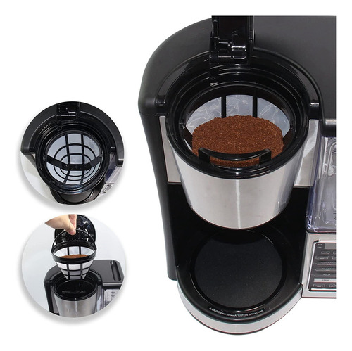 Filtro De Cesta De Cafetera Reutilizable Número 4 Para Ninja