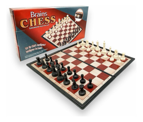 Ajedrez Magnetico Chess Tablero Plegable Portátil + Fichas
