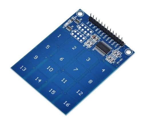 Teclado Touch Capacitivo Ttp229 4×4 Modulo Tactil Arduino