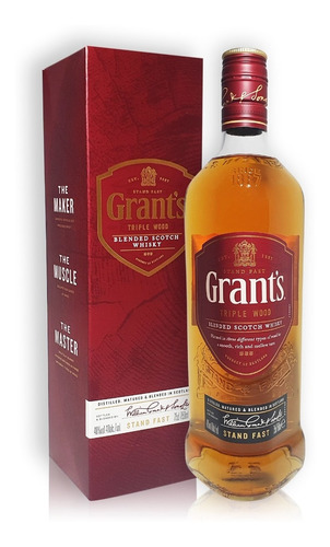 Whisky Grant´s Triple Wood 750ml C/estuche Blended Scotch