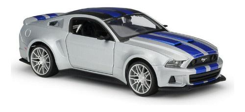 Ford Mustang Street Racer Silver 1/24 Diecas Q1 De Mayo 2014