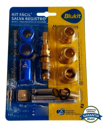 Kit Salva Registro Fácil 10 Em 1 Blukit