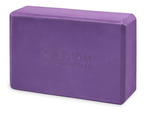Bloque Yoga Gaiam Essentials Ladrillo Antideslizante Usa Color Violeta