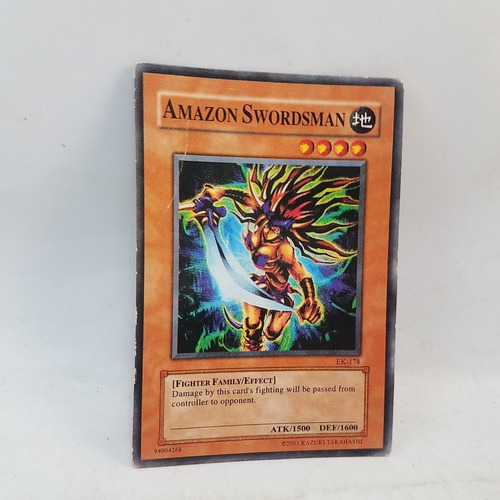 Carta Yu Gi Oh Amazon Swordsman Ek-178 2003