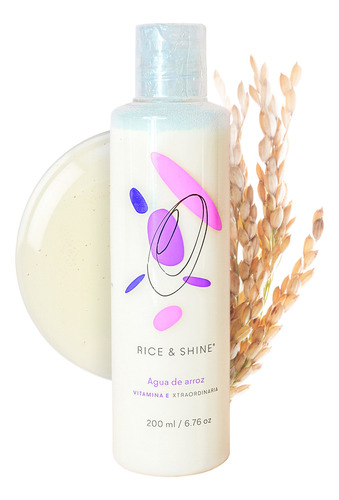 Agua De Arroz Hidratante Facial Con Vitamina E Rice & Shine Momento De Aplicación Día/noche Tipo De Piel Todo Tipo De Piel
